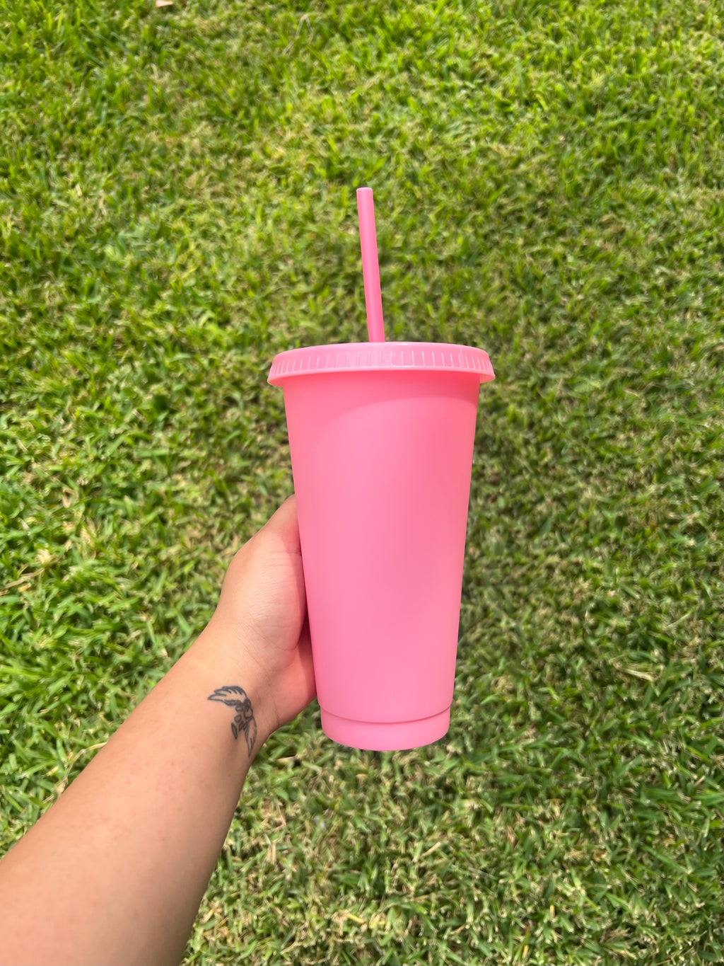 Customized Pink 24oz Cup