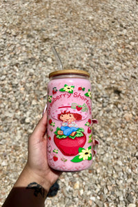 Strawberry Milk Snow Globe 16oz