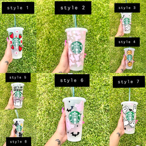 Customized 16oz Glass Cup